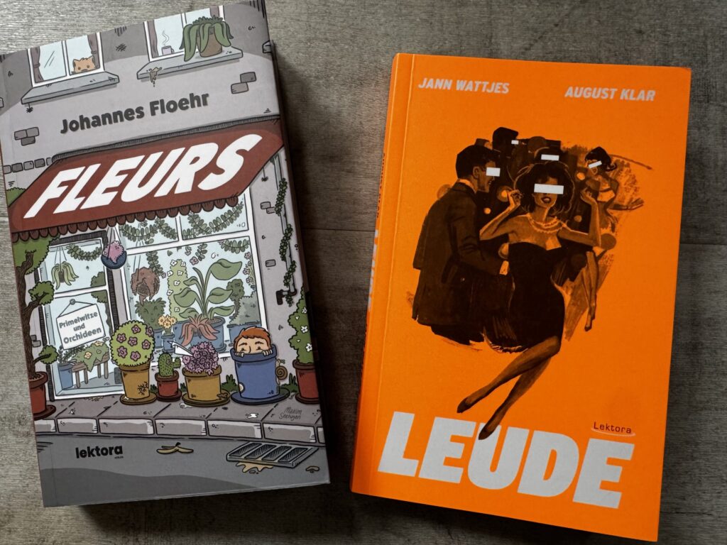zwei Bücher von floehr und Wattes.