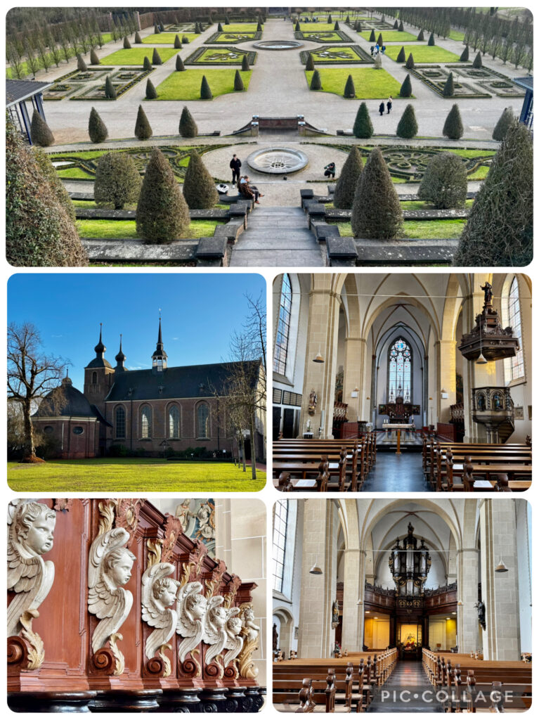 Kloster Kamp bei Kamp-Lintfort – Terrassengarten, Abteikirche und barocke Innenausstattung