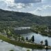 Campingplatz in Senheim an der Mosel mit Wohnmobilen am Flussufer